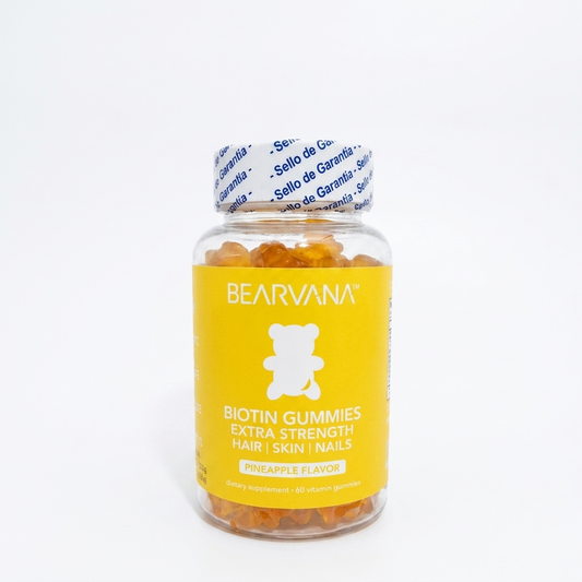 BEARVANA Gomitas de Biotina x60 | Cabello, Piel y Uñas