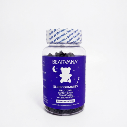 BEARVANA Gomitas para Dormir x60 | Melatonina y Manzanilla