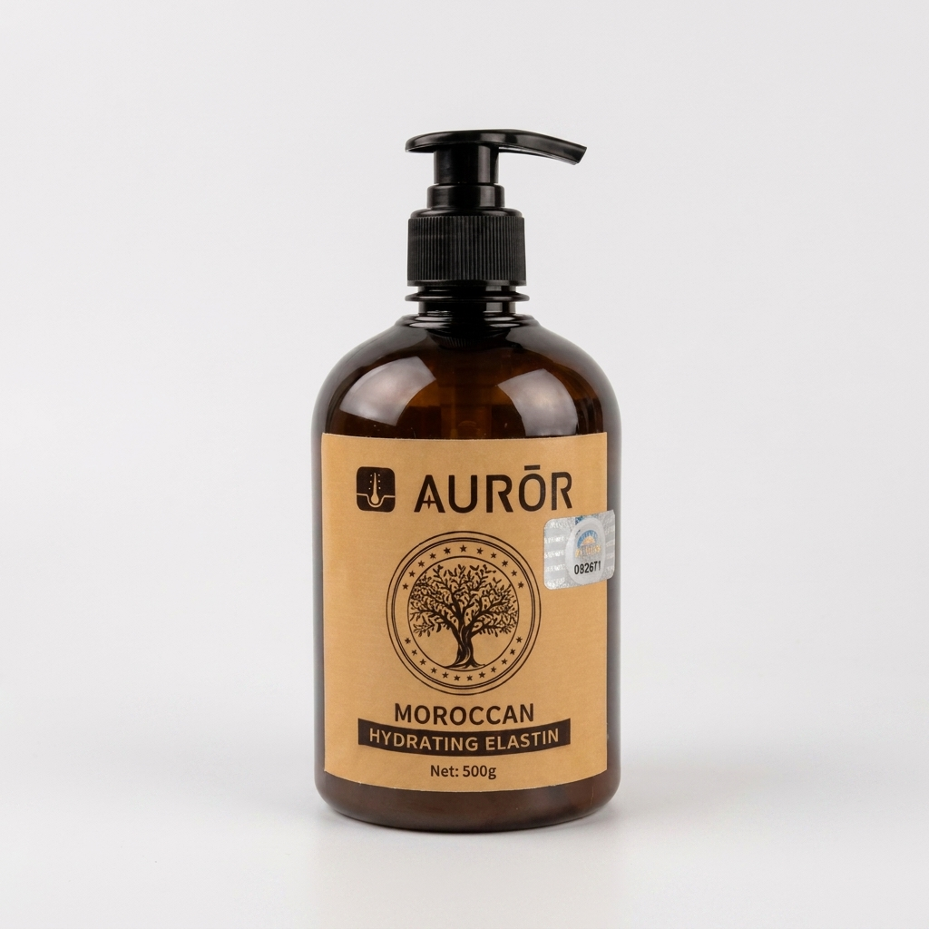 AUROR Crema Hidratante Marroquí con Elastina 500g | Cuidado de Rizos y Cabello