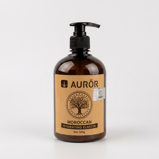 AUROR Crema Hidratante Marroquí con Elastina 500g | Cuidado de Rizos y Cabello