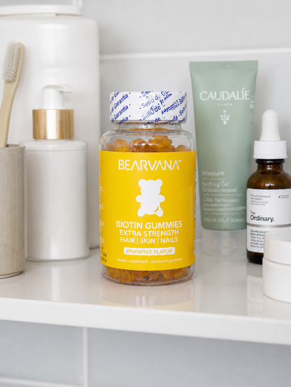 BEARVANA Gomitas de Biotina x60 | Cabello, Piel y Uñas