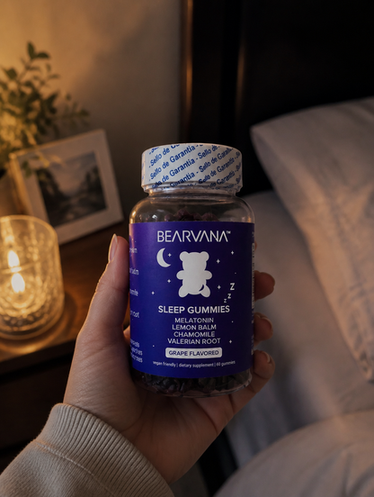 BEARVANA Gomitas para Dormir x60 | Melatonina y Manzanilla