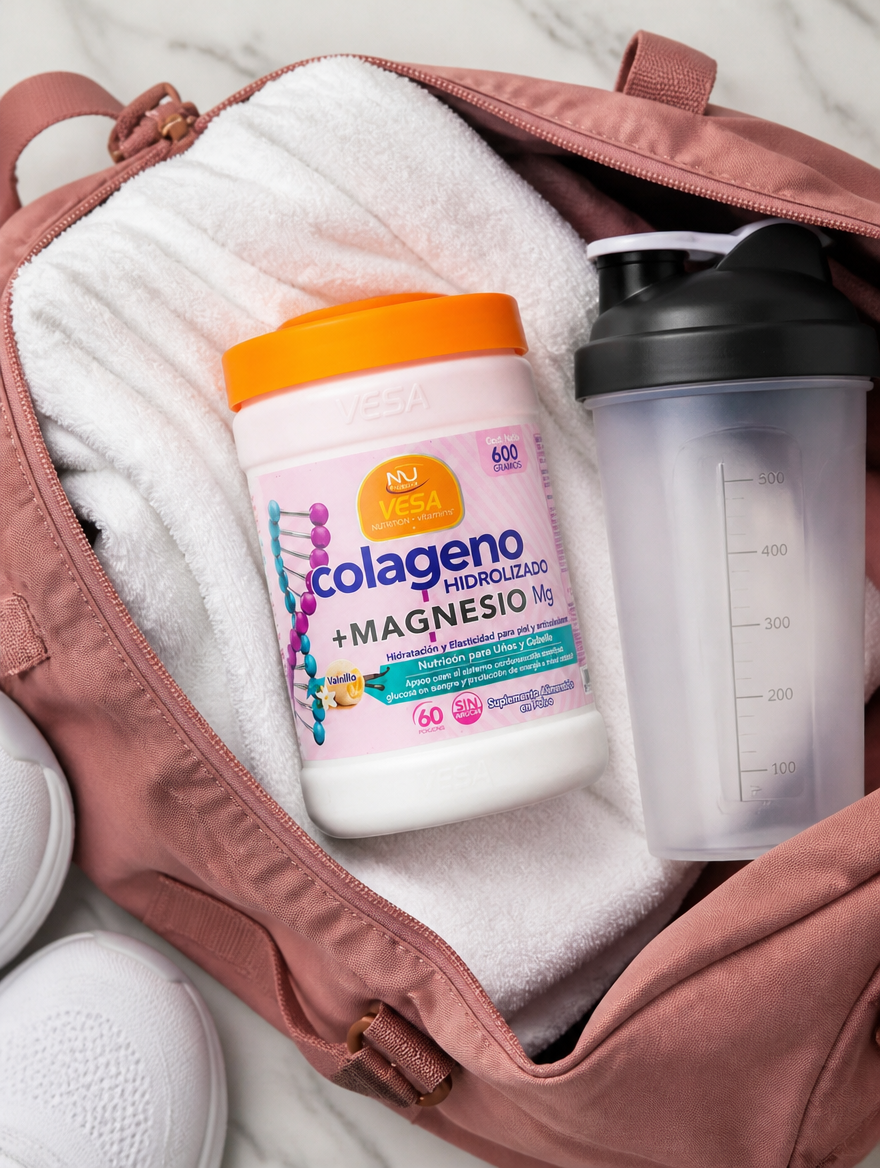 VESA Colágeno Hidrolizado + Magnesio 600g | Piel, Cabello y Uñas
