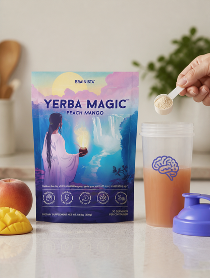 Yerba Magic Peach Mango 330g | Energía, Enfoque y Salud Digestiva