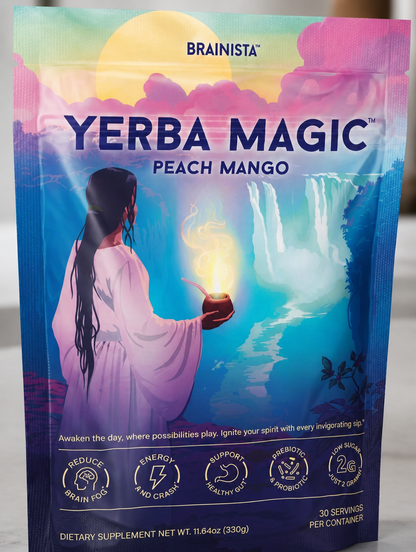 Yerba Magic Peach Mango 330g | Energía, Enfoque y Salud Digestiva