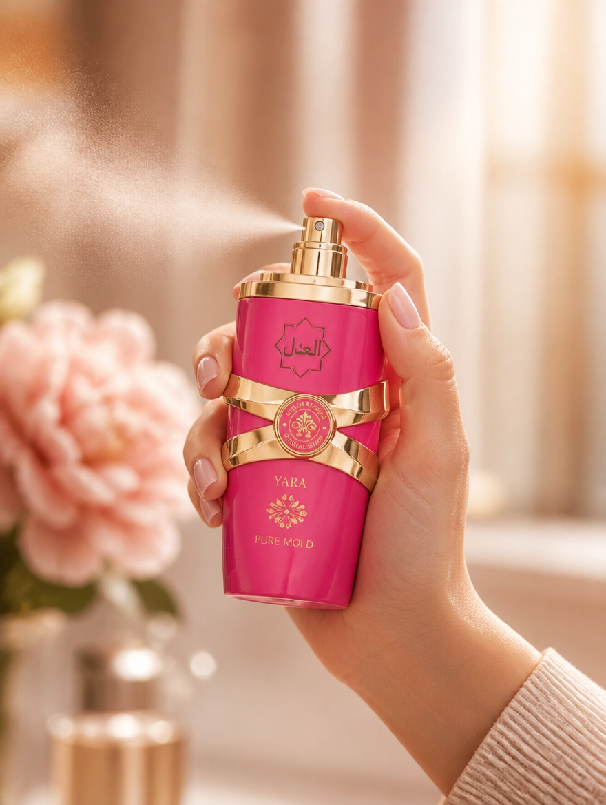 Perfume YARA Candy Hot Pink de Lattafa 50ml | Fragancia Femenina Dulce