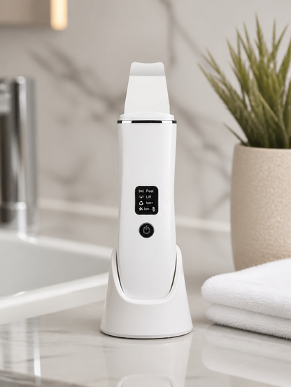 Espátula Ultrasónica Facial | Limpieza de Poros y Masaje Iónico