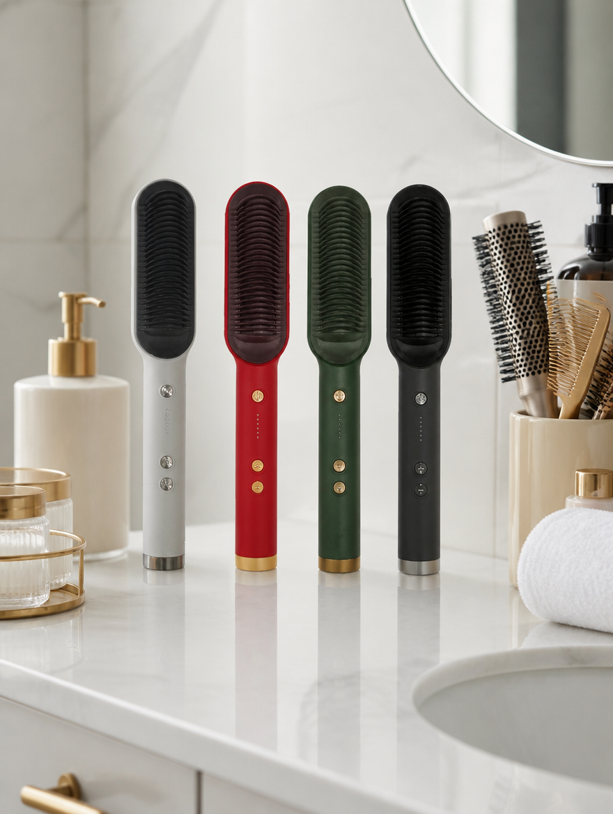Cepillo Alisador Eléctrico de Cabello | Cerámica, Varios Colores