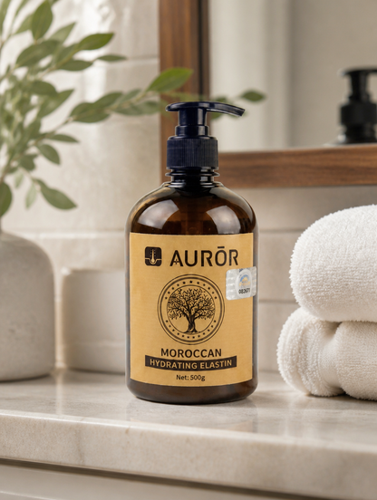 AUROR Crema Hidratante Marroquí con Elastina 500g | Cuidado de Rizos y Cabello