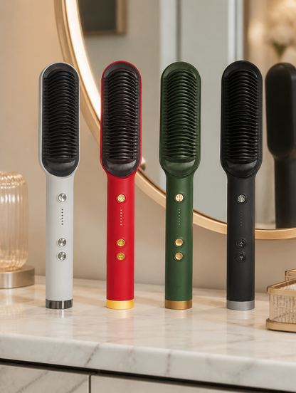 Cepillo Alisador Eléctrico de Cabello | Cerámica, Varios Colores