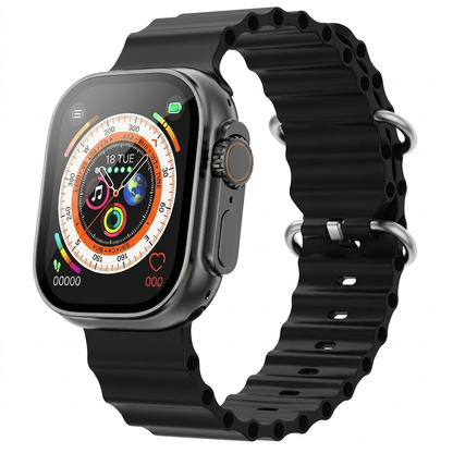 Smartwatch Ultra Pantalla Grande | Notificaciones, Monitoreo y Diseño Deportivo