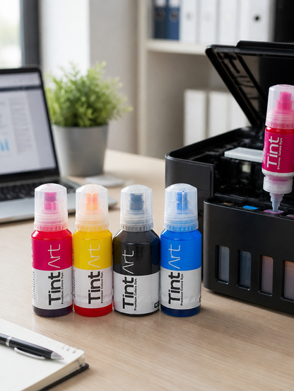 Kit de Tintas Genéricas TintArt para Epson E544 | 4 Colores Premium
