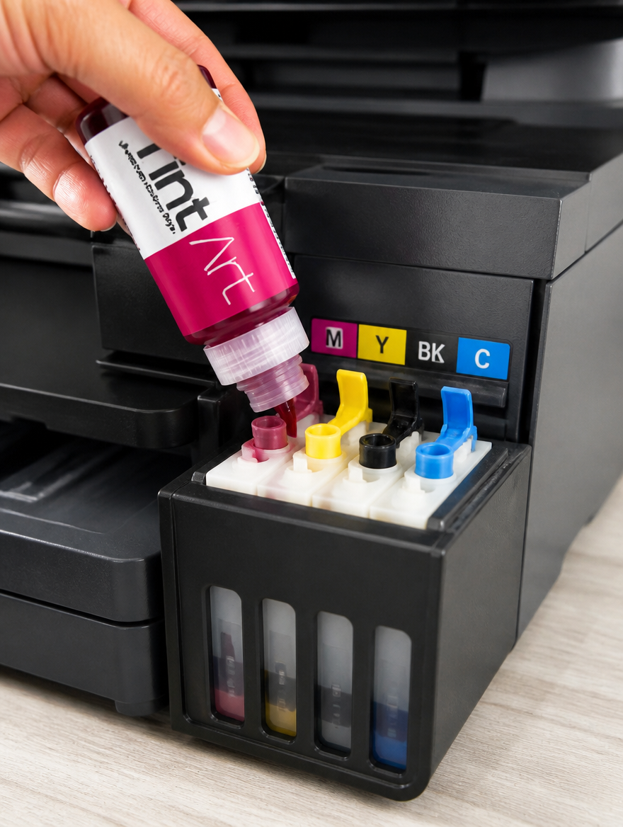 Kit de Tintas Genéricas TintArt para Epson E544 | 4 Colores Premium