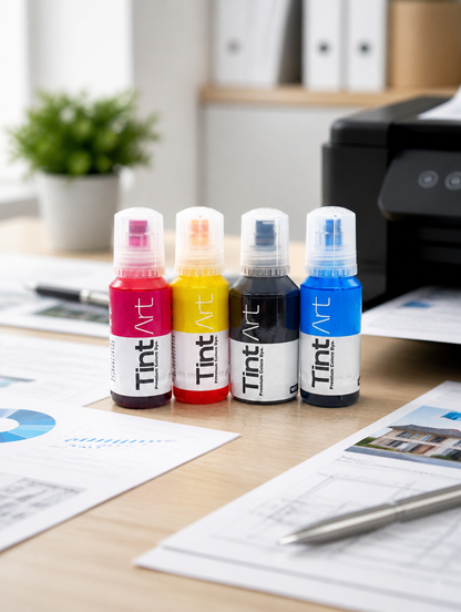 Kit de Tintas Genéricas TintArt para Epson E544 | 4 Colores Premium