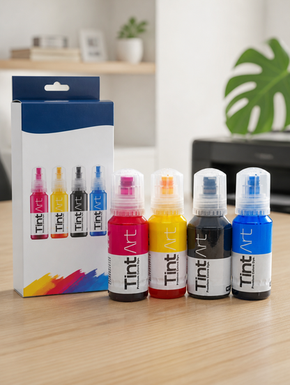 Kit de Tintas Genéricas TintArt para Epson E544 | 4 Colores Premium
