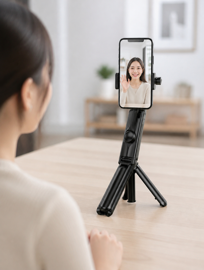 Tripóde Selfie Stick SO3 Inalámbrico | Control Remoto, Extiende hasta 68cm