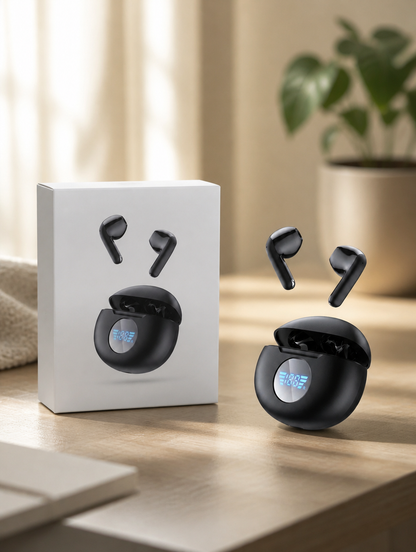 Audífonos Inalámbricos Busd Air4 TWS | Pantalla LED, Bluetooth 6.0