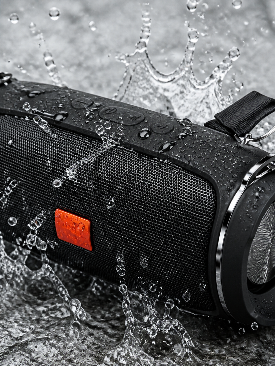 Bocina Bluetooth Portátil Resistente al Agua | Sonido Potente para Llevar a Todos Lados