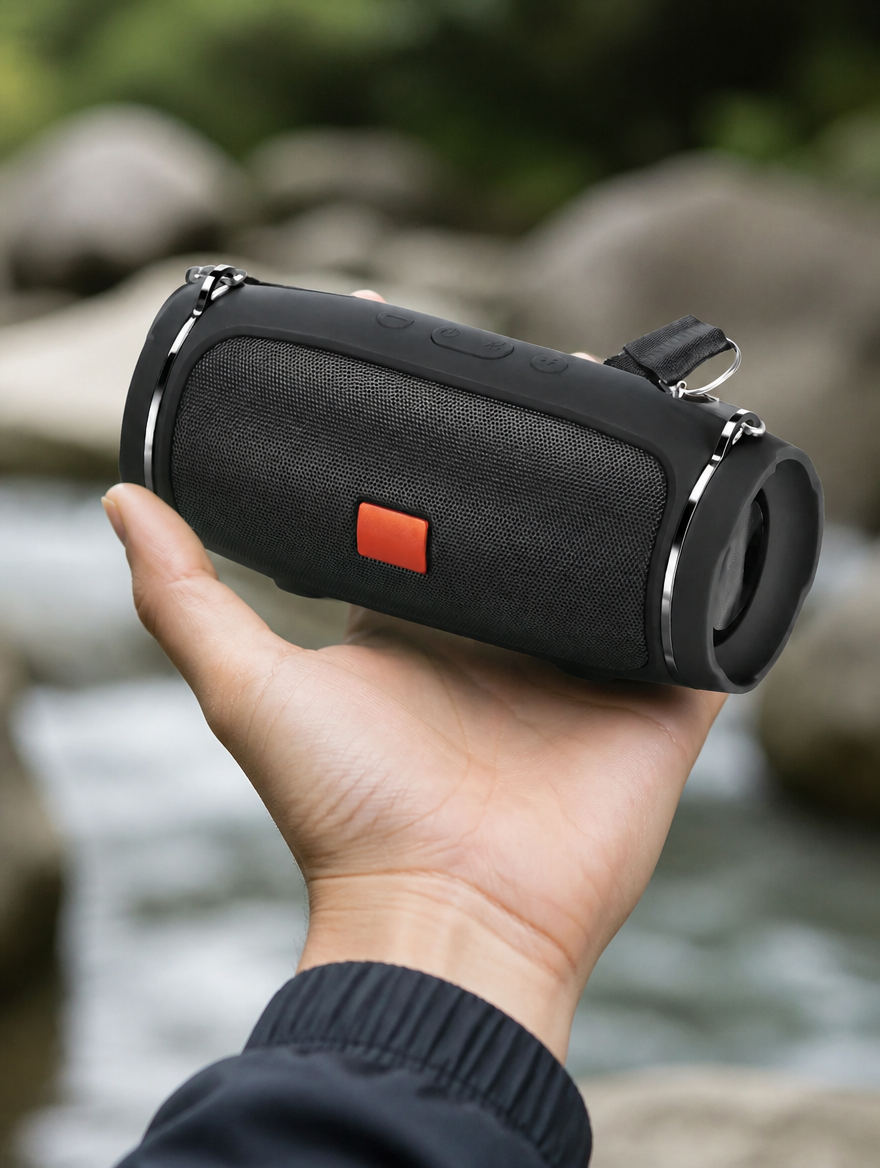Bocina Bluetooth Portátil Resistente al Agua | Sonido Potente para Llevar a Todos Lados
