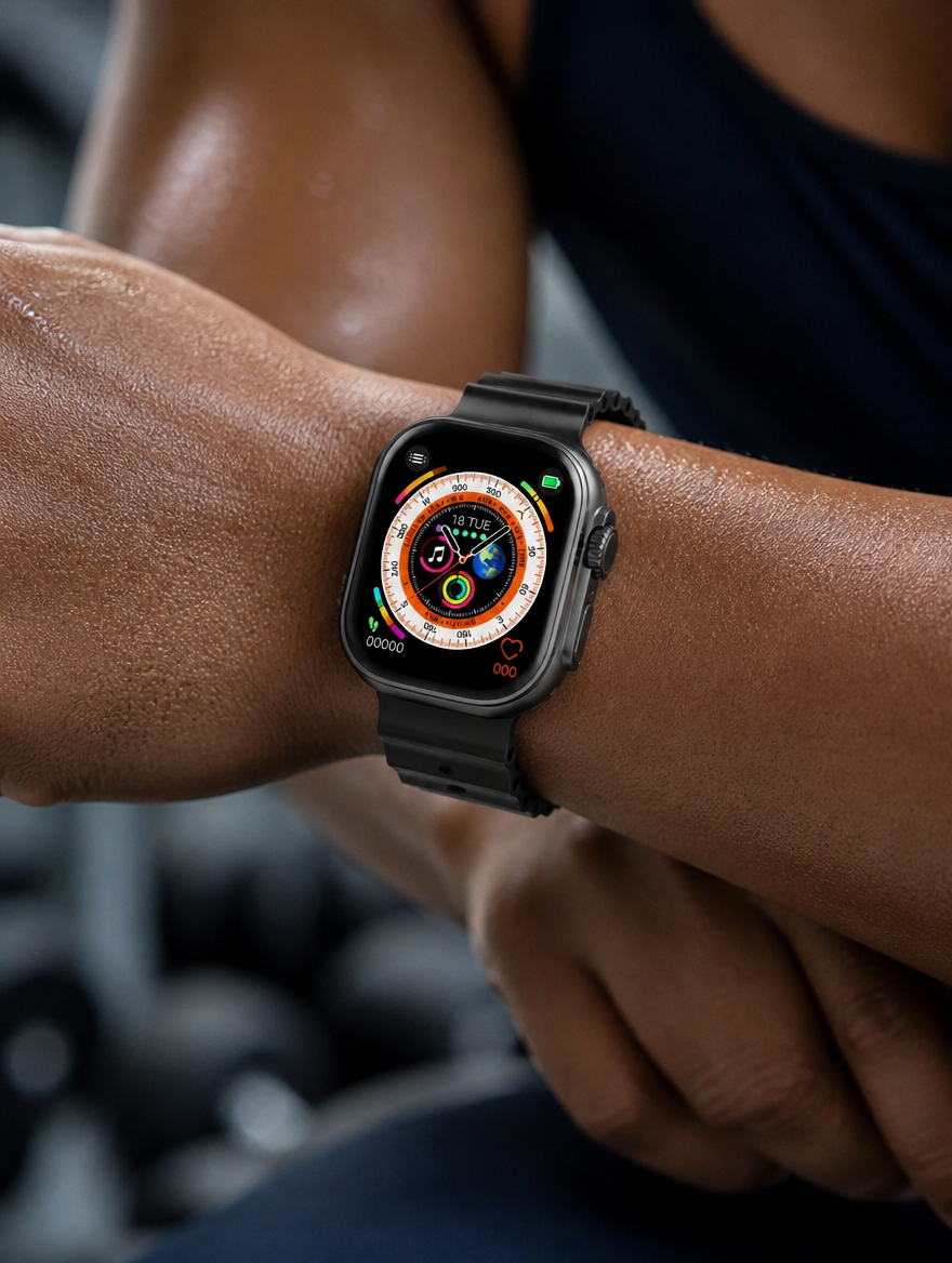 Smartwatch Ultra Pantalla Grande | Notificaciones, Monitoreo y Diseño Deportivo