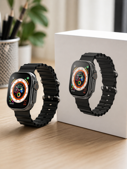 Smartwatch Ultra Pantalla Grande | Notificaciones, Monitoreo y Diseño Deportivo
