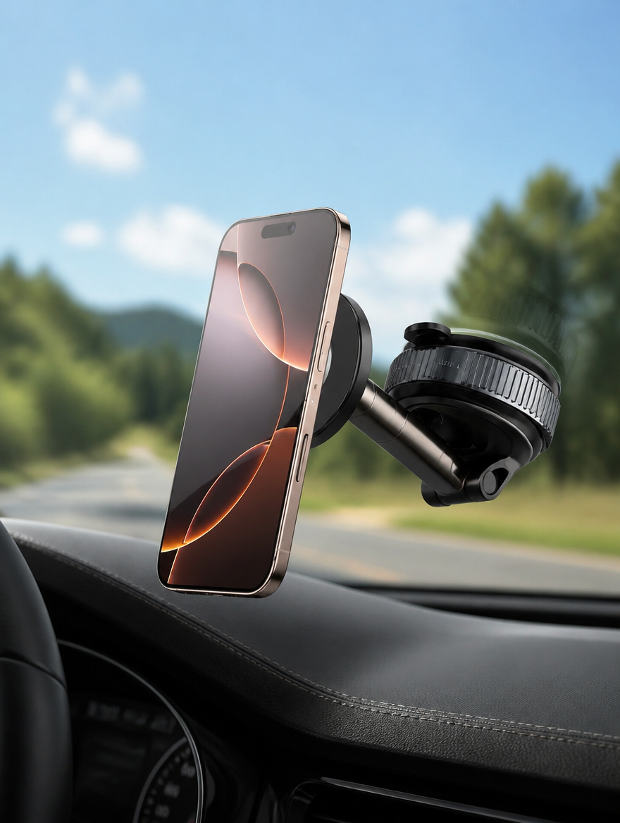 Soporte Magnético para Celular | Se Adapta al Carro, Escritorio o Donde Lo Necesites