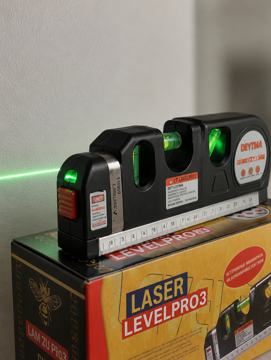 Nivel Láser Multifuncional LevelPro3 | Líneas Precisas para Cualquier Proyecto