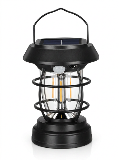 Lámpara Solar con Sensor de Movimiento | Iluminación Exterior Automática
