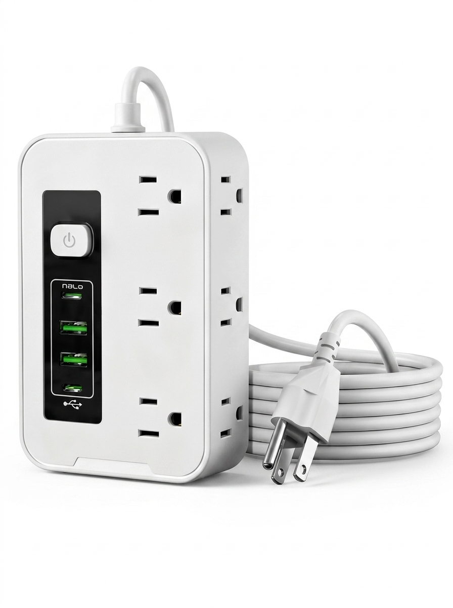 Torre Multitoma con Puertos USB | Multiplica tus Enchufes en un Solo Lugar