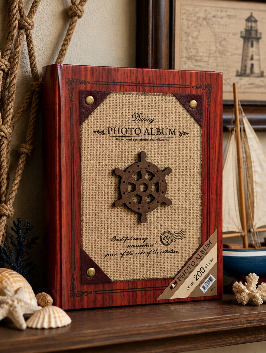 Álbum de Fotos Temática Náutica | Guarda tus Recuerdos con Estilo