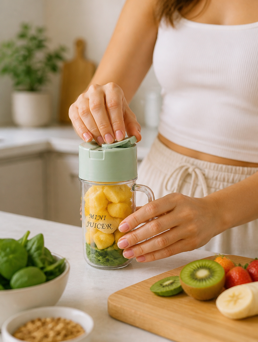 Licuadora Portátil USB | Prepara Batidos y Jugos en Cualquier Lugar