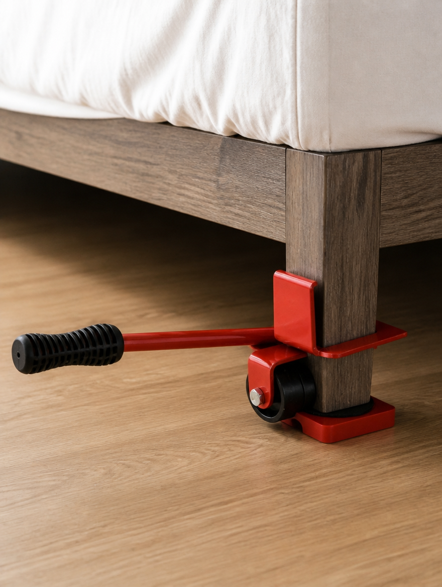 Elevador de Muebles con Ruedas | Mueve Sofás y Refrigeradoras sin Esfuerzo