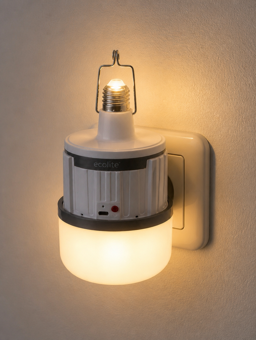 Bombillo LED Recargable de Emergencia | Luz Aunque se Vaya la Electricidad