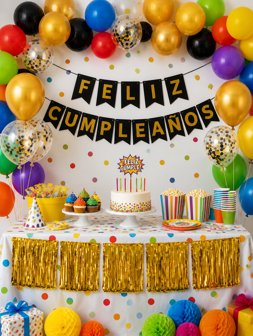 Set de Globos de Cumpleaños | Decoración Completa para Fiestas
