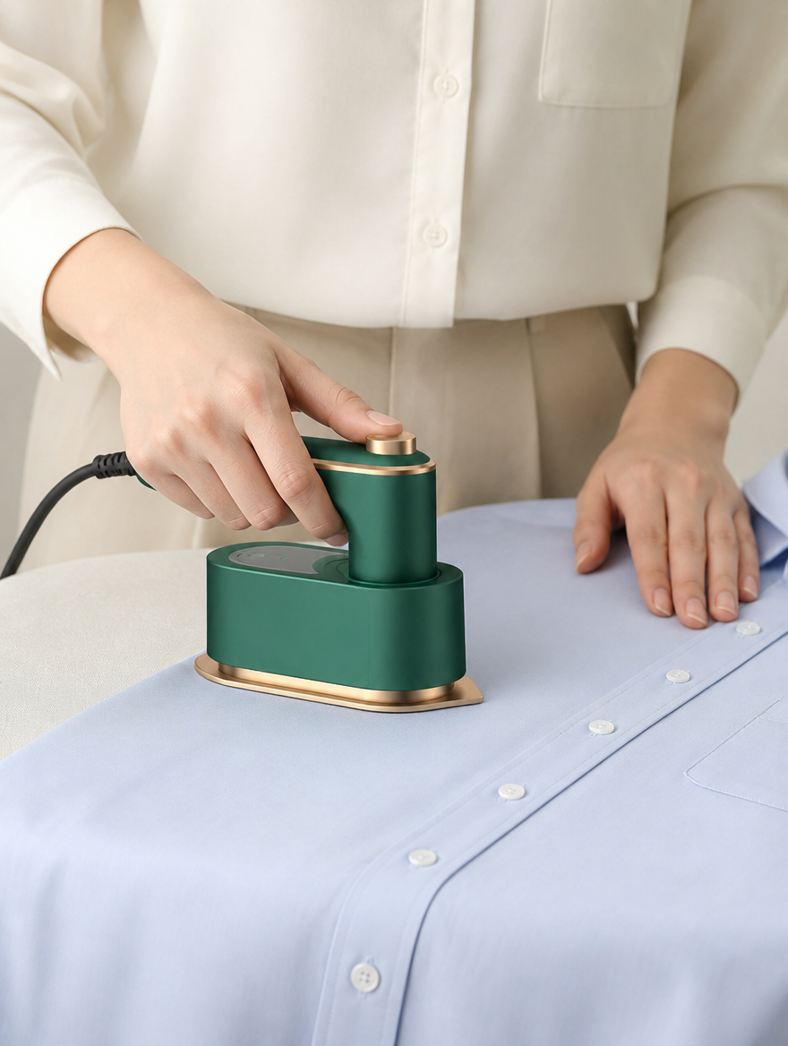 Mini Plancha Portátil de Vapor | Ropa Lista sin Tabla de Planchar