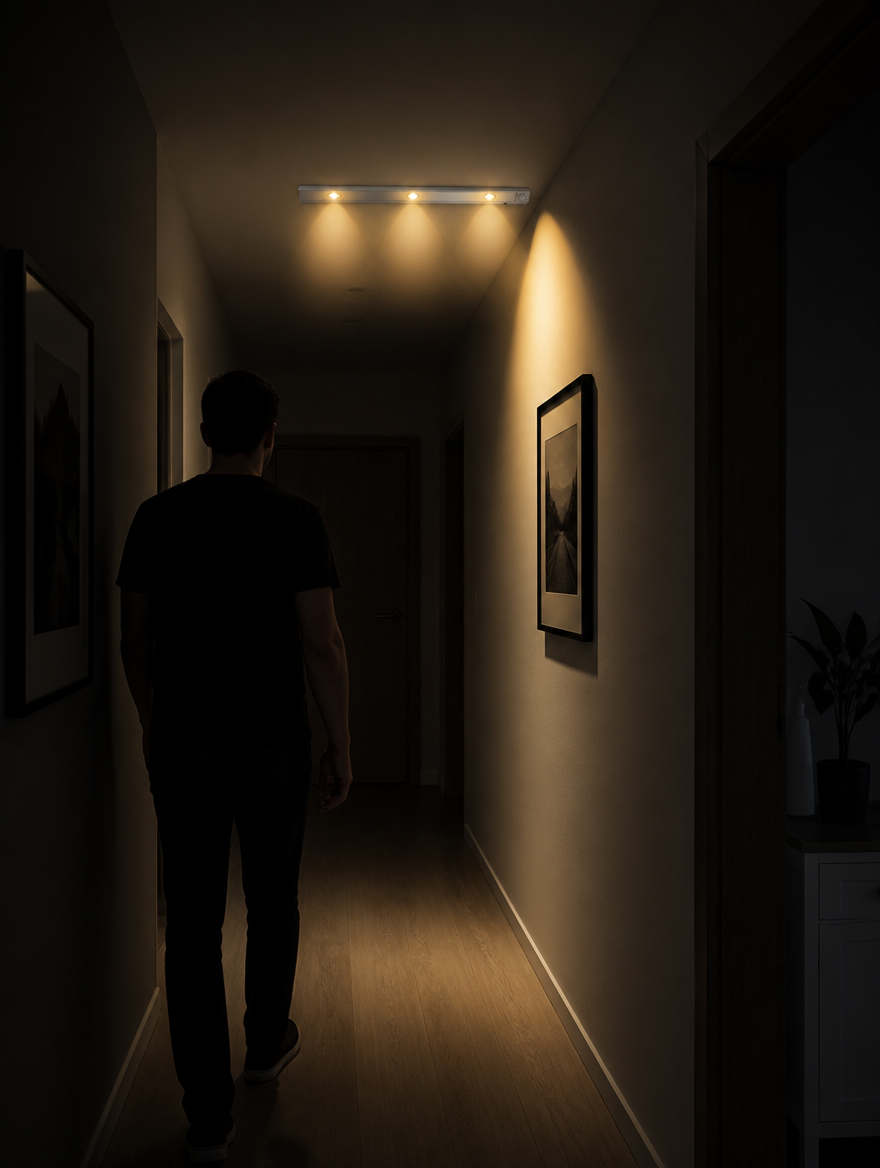 Luz LED con Sensor de Movimiento para Cocina y Closet | Se Enciende Sola