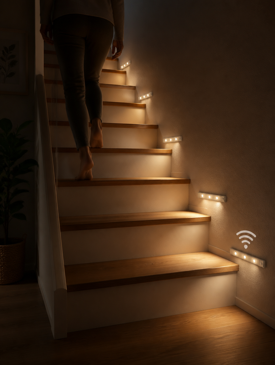 Luz LED con Sensor de Movimiento para Cocina y Closet | Se Enciende Sola