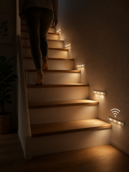 Luz LED con Sensor de Movimiento para Cocina y Closet | Se Enciende Sola