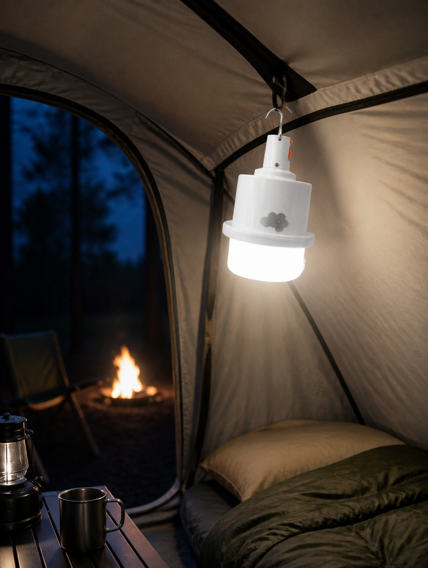 Faro LED Recargable 30W con Gancho | Luz Potente para Casa, Patio o Emergencia