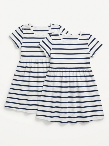 Combo de 2 Vestidos para Niña | Comodidad y Estilo