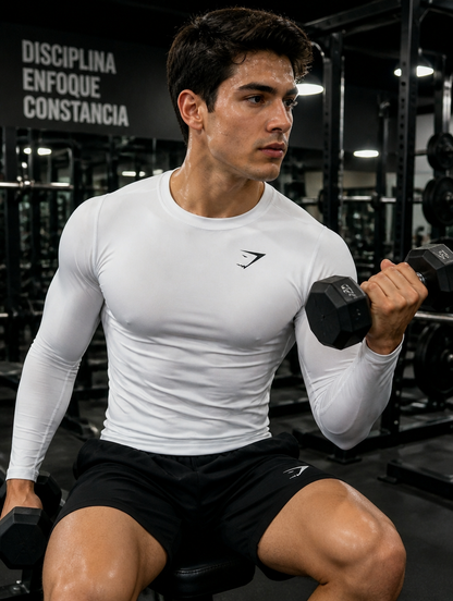 Playera Deportiva Manga Larga | Ajuste Cómodo para Entrenar