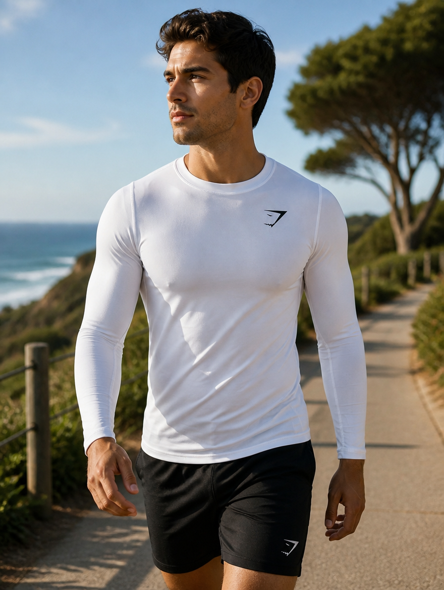 Playera Deportiva Manga Larga | Ajuste Cómodo para Entrenar