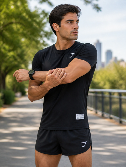 Playera Deportiva Manga Corta | Transpirable para Gym y Uso Diario