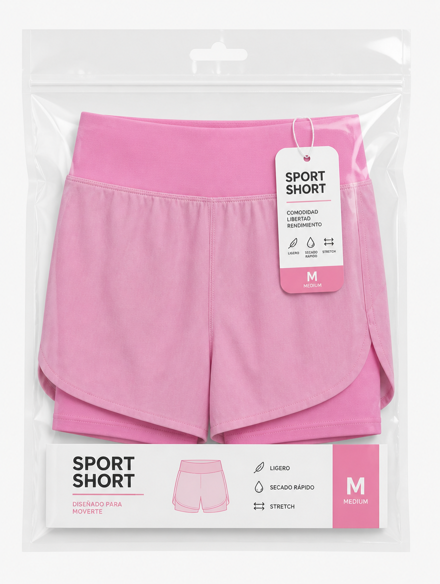 Short Deportivo para Dama | Ajuste Cómodo y Transpirable