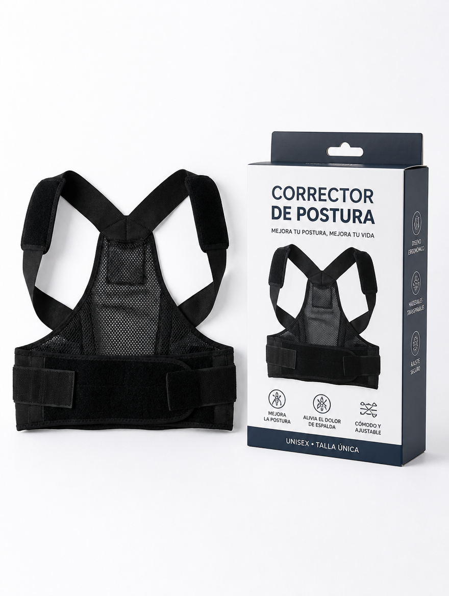 Corrector de Postura con Ventilación | Alivia la Espalda