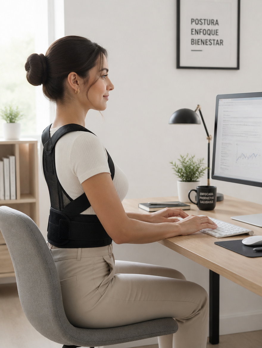 Corrector de Postura con Ventilación | Alivia la Espalda