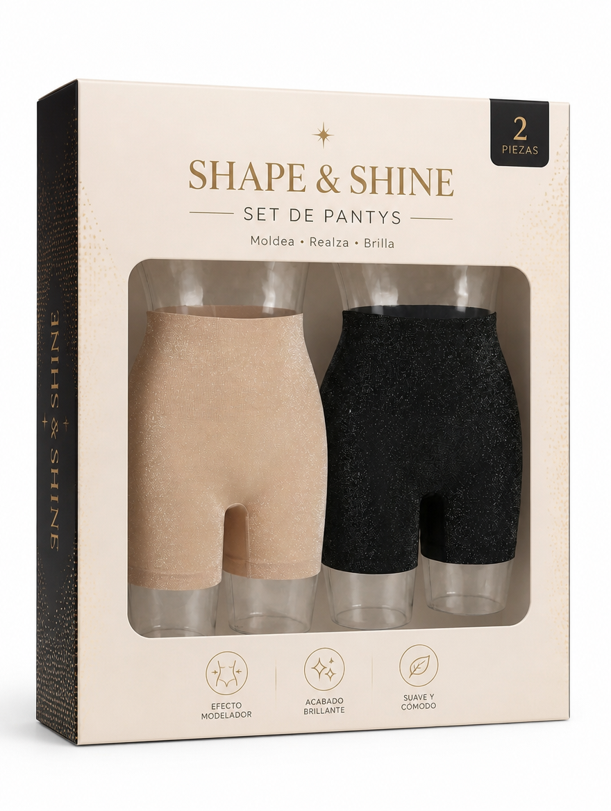 Panty Short con Brillo | Comodidad y Realce Diario