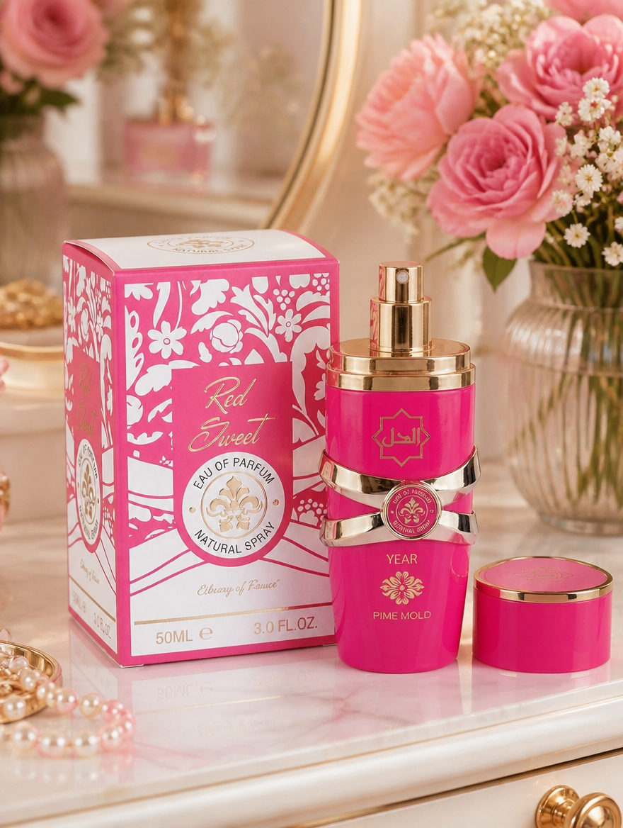 Perfume en Spray Rosa Intenso 90ml | Fragancia Floral Duradera