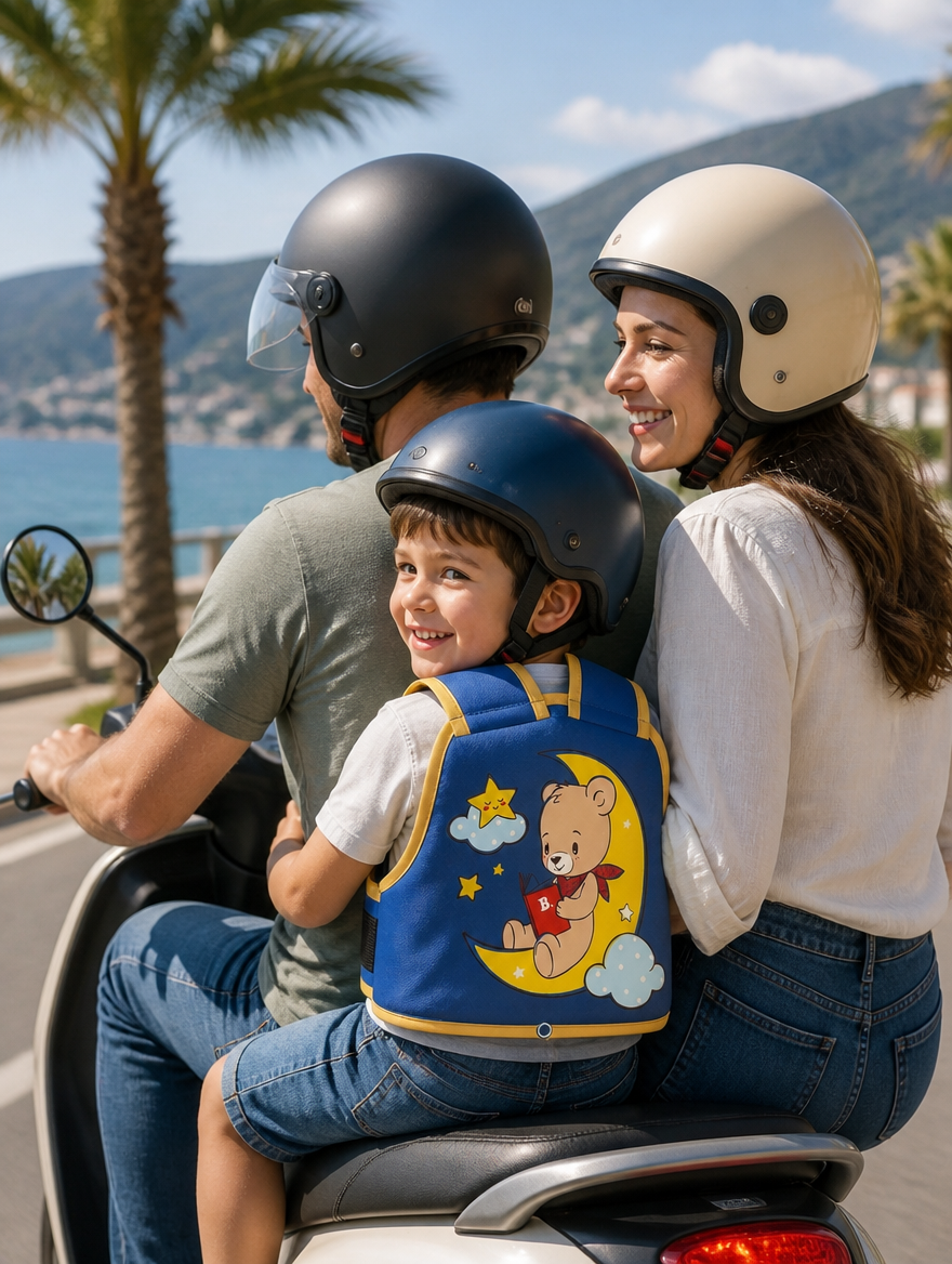 Chaleco de Moto Infantil Unisex | Protección y Comodidad