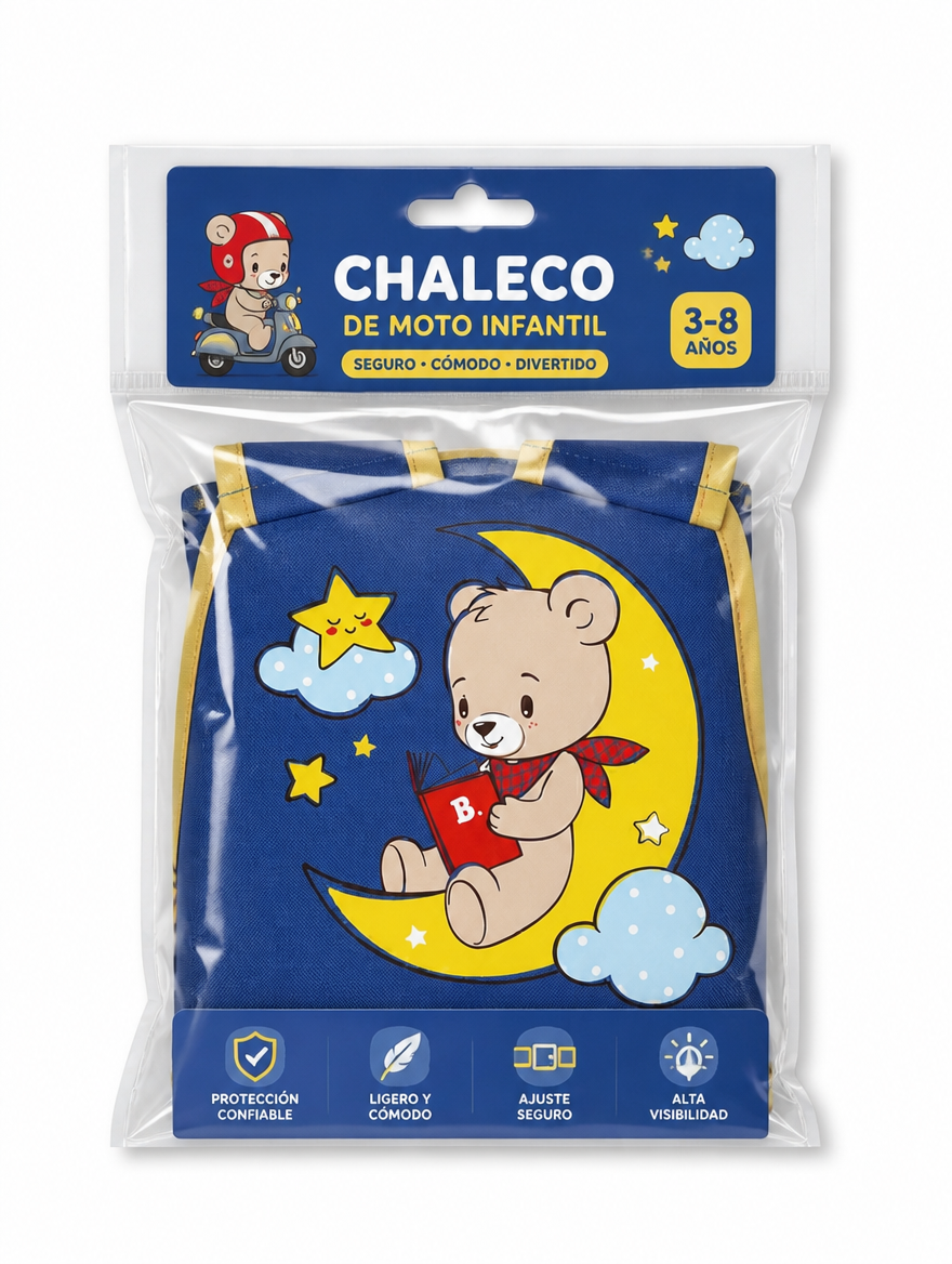 Chaleco de Moto Infantil Unisex | Protección y Comodidad